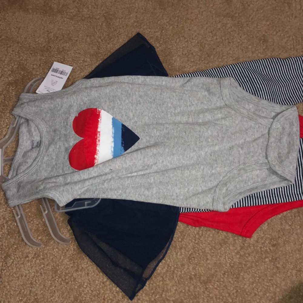 3 Piece Carter Baby Girl Set